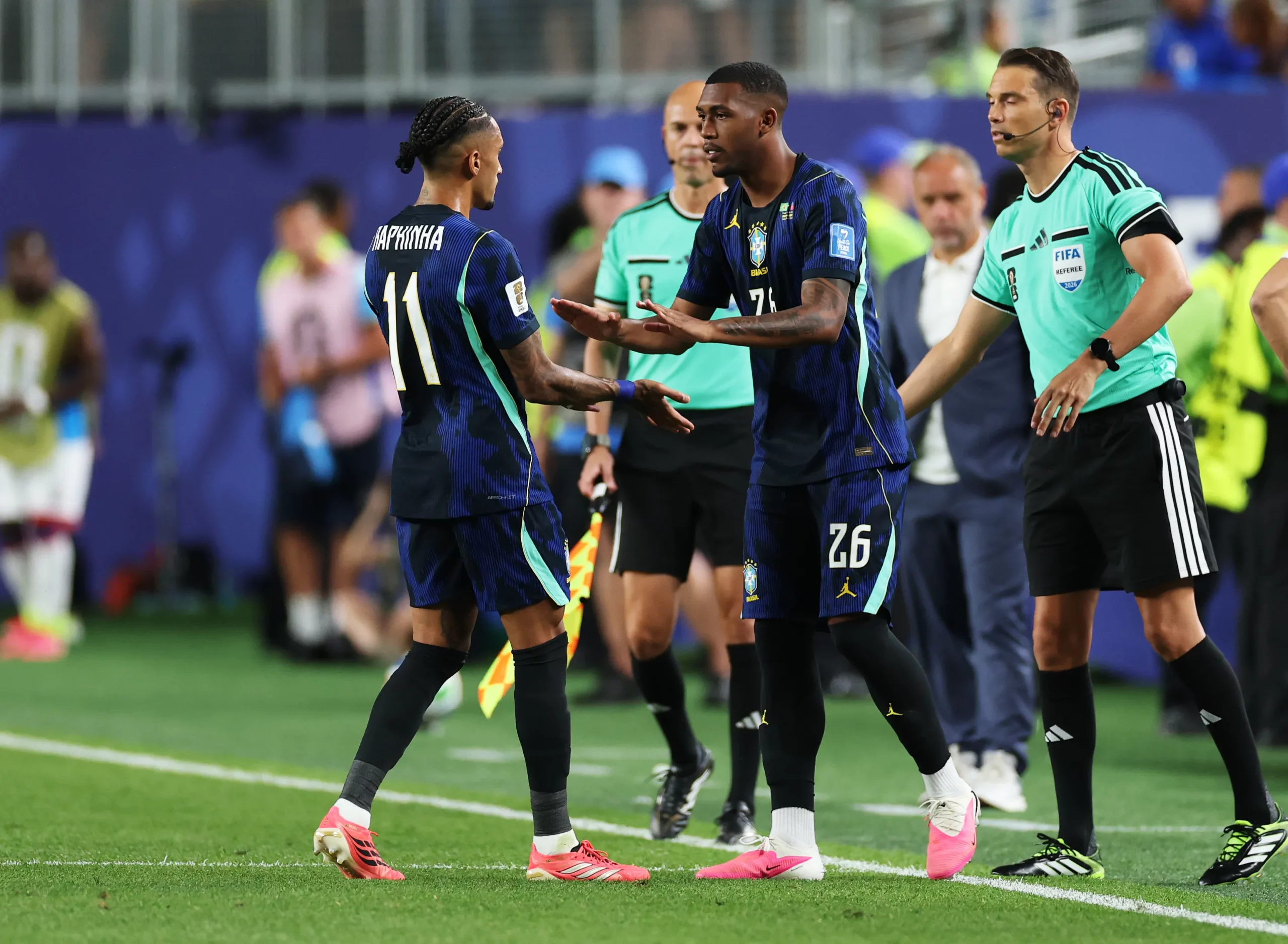 Rayan substituiu Rafinha contra o Haiti. Foto: Dan Mullan/Getty Images