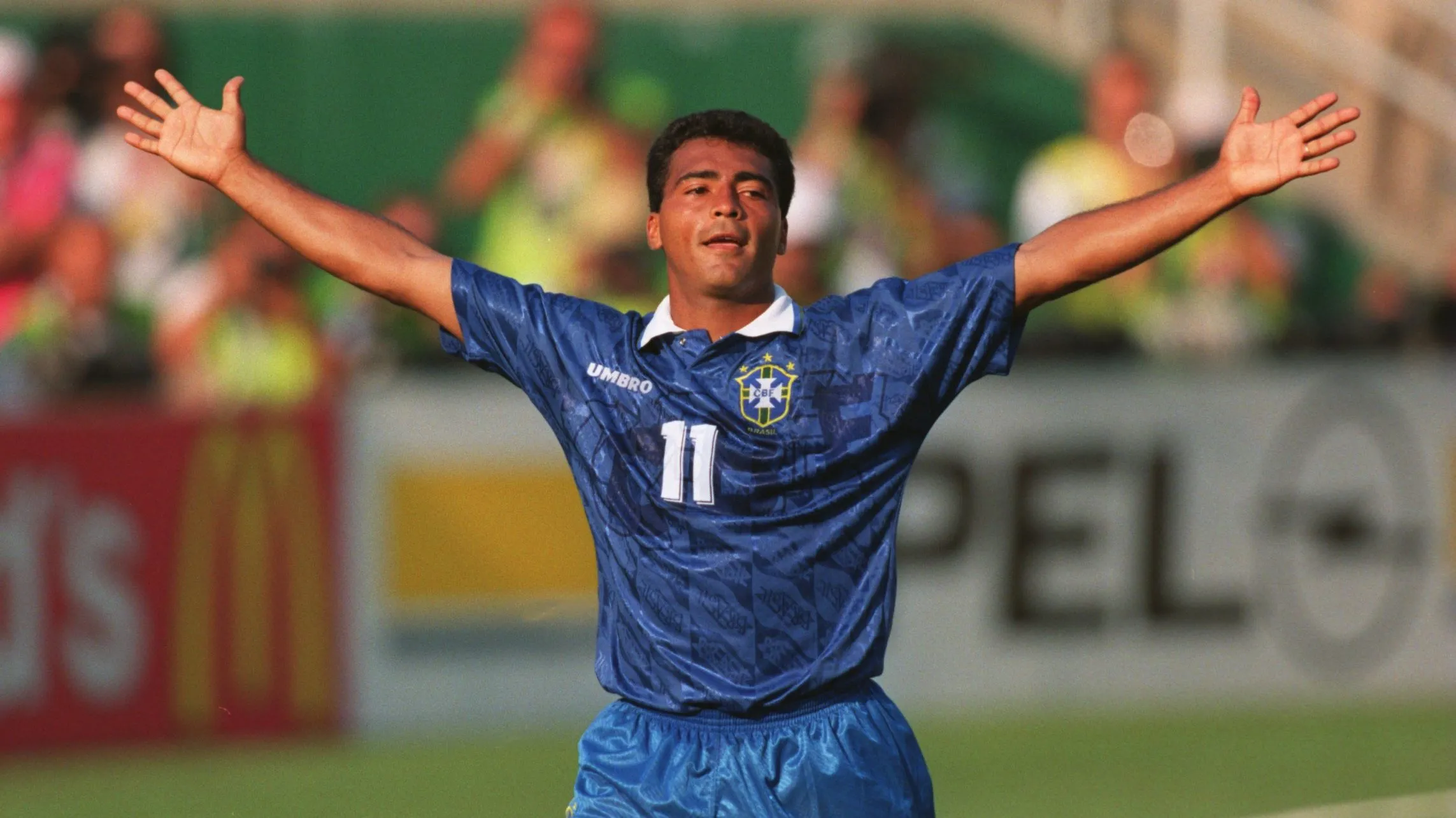 Romário em 1994. Credit: Mike Powell/ALLSPORT