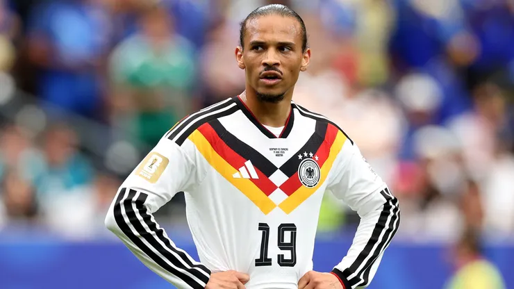 Leroy Sané em partida da Copa. (Photo by Alexander Hassenstein/Getty Images)
