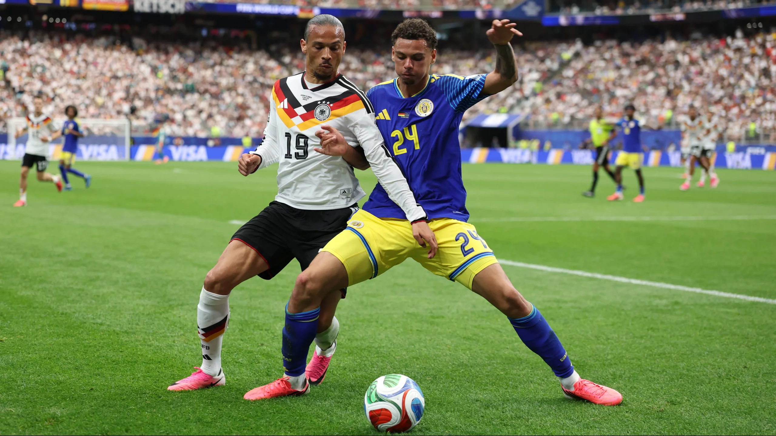 Sané contra Curaçao. (Photo by Molly Darlington/Getty Images)