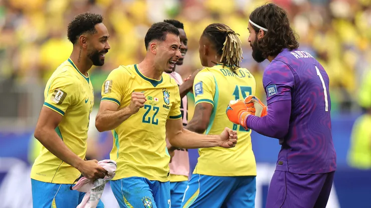 Martinelli foi o autor do gol da vitória do Brasil. (Photo by Alex Slitz/Getty Images)
