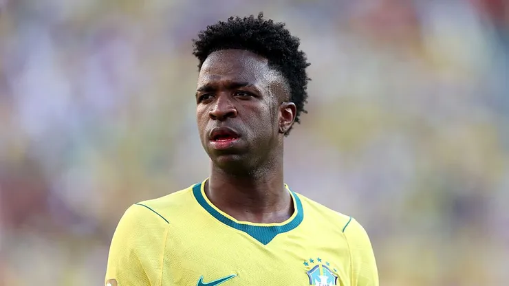 Vinícius Jr fez o gol de empate do Brasil contra o Marrocos. Foto: Dan Mullan/Getty Images