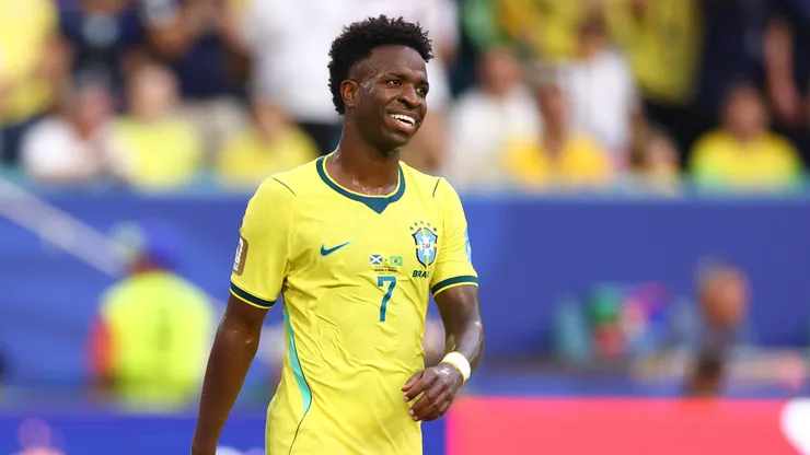 Vinícius Junior é o destaque ofensivo do Brasil na Copa do Mundo. Foto: Megan Briggs/Getty Images