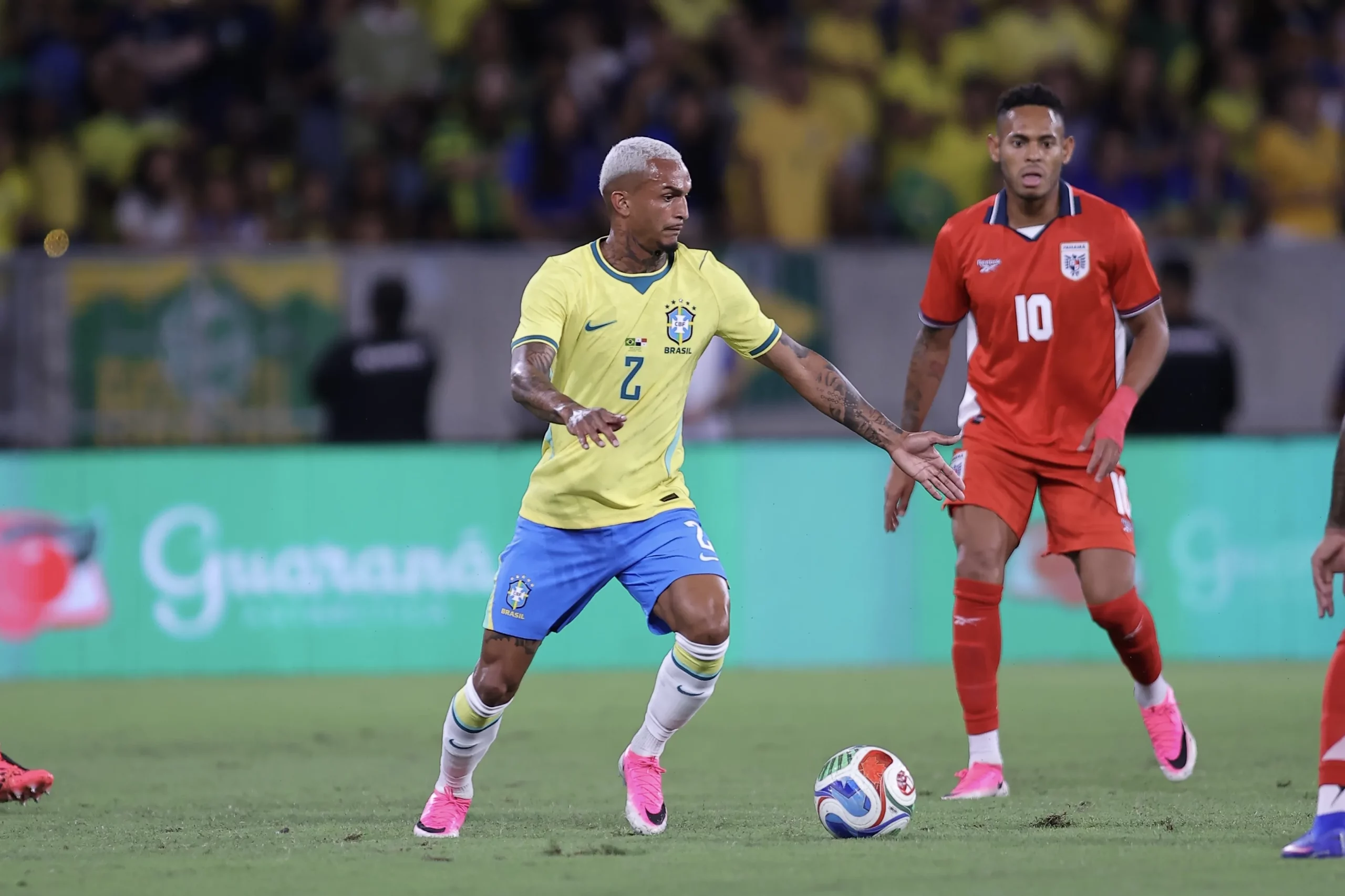 RJ – RIO DE JANEIRO – 31/05/2026 – AMISTOSO, SELECAO BRASILEIRA X SELECAO PANAMA – Wesley jogador do Selecao Brasileira durante partida contra o Panama no estadio Maracana pelo campeonato Amistoso. Foto: Baggio Rodrigues/AGIF