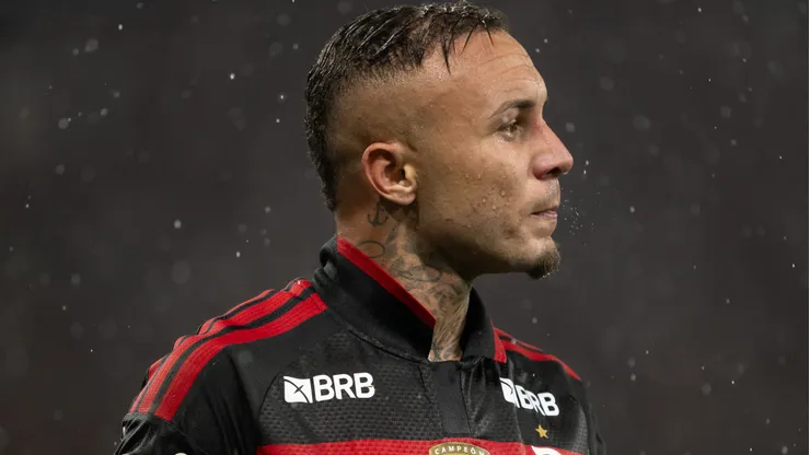RJ - RIO DE JANEIRO - 26/02/2026 - FLAMENGO X LANUS - Everton Cebolinha jogador do Flamengo durante partida contra o Lanus no estadio Maracana pelo campeonato [COMPETICAO]. Foto: Jorge Rodrigues/AGIF