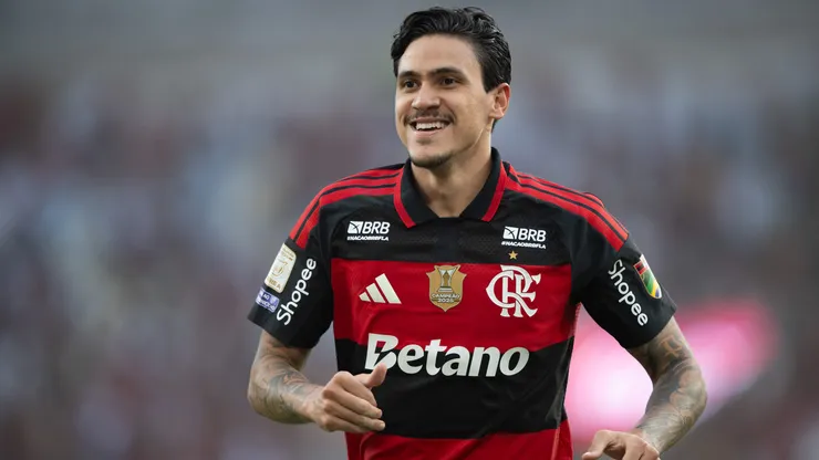 Pedro em campo pelo Flamengo. Foto: Jorge Rodrigues/AGIF