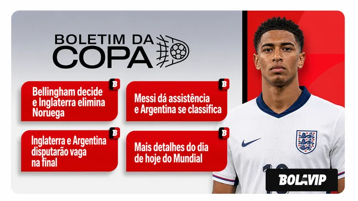 Bellingham, meio-campista da Seleção da Inglaterra