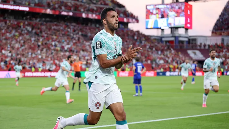 Com poucos minutos, Gonçalo Ramos supera Cristiano Ronaldo em eficiência nas Copas - Foto Dan MullanGetty Images