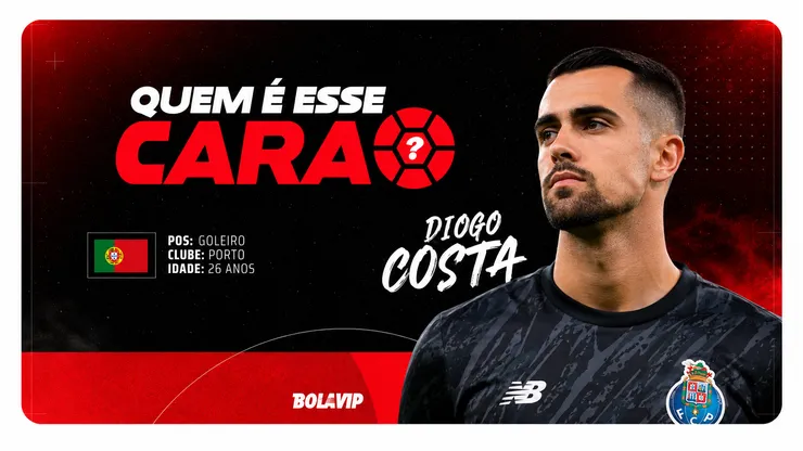 Diogo Costa se destaca na Copa. Foto: Lars Baron/Getty Images/Arte Bolavip Brasil.