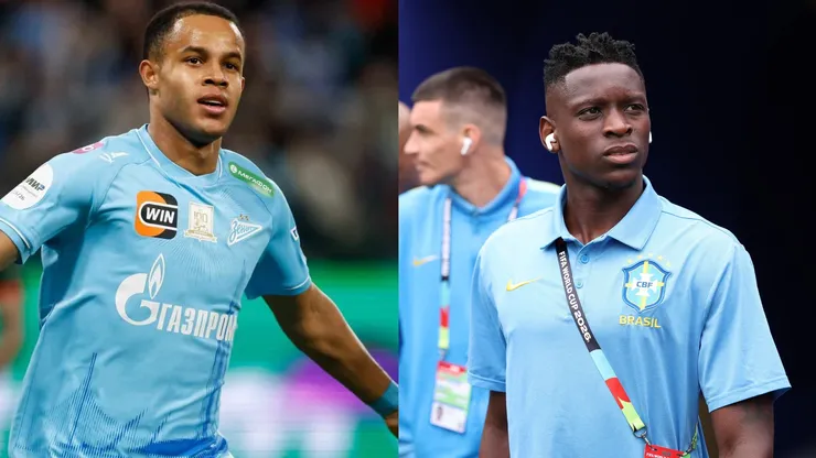 Do Zenit para a Seleção Pedrinho e Luiz Henrique entram nas apostas para Ancelotti - Foto Mike Kireev e Justin SetterfieldGetty Images