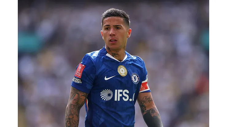 Enzo Fernández. Foto: Justin Setterfield/Getty Images