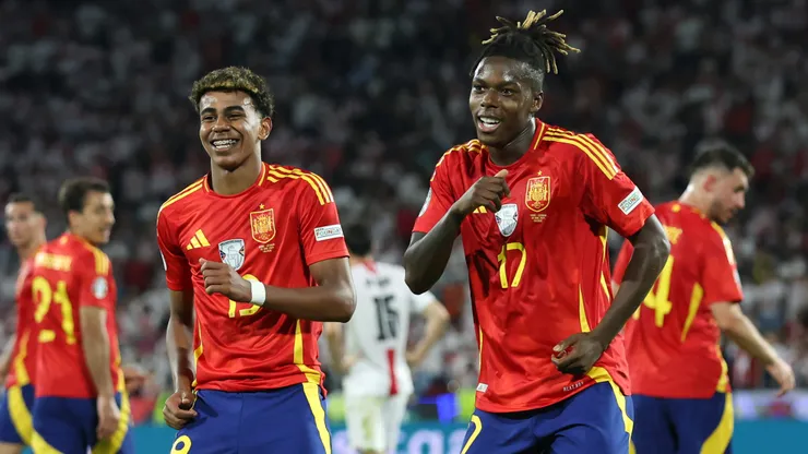 Seleção da Espanha. (Photo by Alex Grimm/Getty Images)