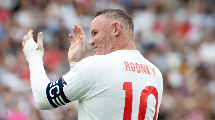 LONDON, ENGLAND - MAY 31: Wayne Rooney during Soccer Aid 2026 at The London Stadium on May 31, 2026 in London, England. (Photo by Shane Anthony Sinclair/Getty Images)