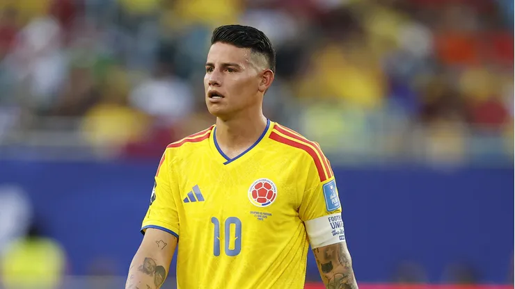 James durante partida diante de Portugal, na fase de grupos