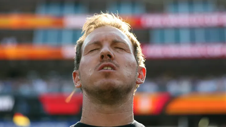 Nagelsmann não teve êxito na Copa do Mundo.