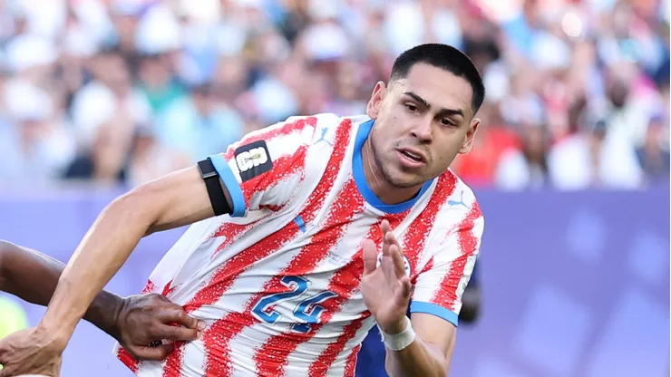 Caballero durante partida diante da França
