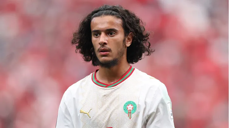 Bouaddi durante partida entre Canadá x Marrocos
