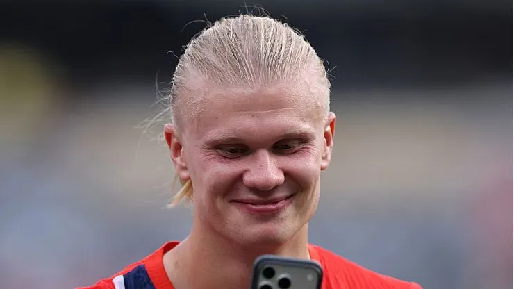 Haaland na Copa. Foto: Justin Setterfield/Getty Images