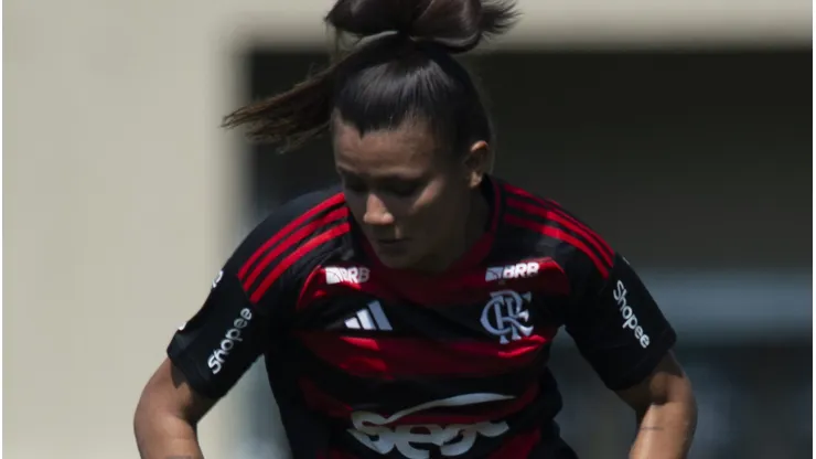 Jogadora do Flamengo. Foto: Anderson Romão/AGIF