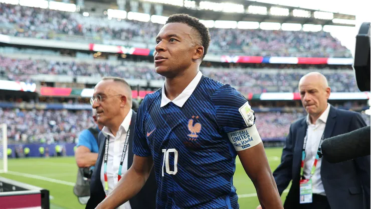 Kylian Mbappé após Paraguai x França. (Photo by Buda Mendes/Getty Images)