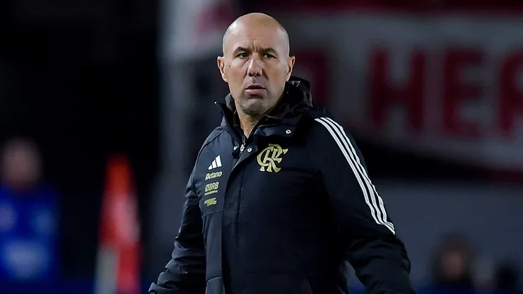 Leonardo Jardim em jogo do Flamengo. Photo by Marcelo Endelli/Getty Images