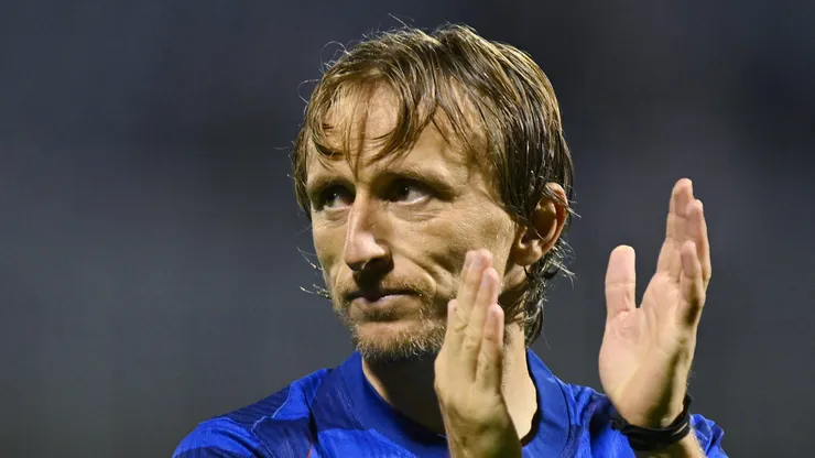 Luka Modric em campo pelos croatas.