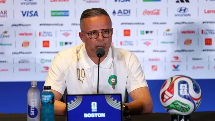 Mohamed Ouahbi em coletiva.