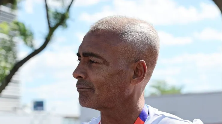 Romário durante entrevista nos Estados Unidos.