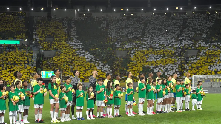 Seleção Brasileira no Maracanã. Foto: Thiago Ribeiro/AGIF