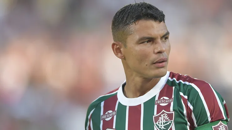 Thiago Silva jogador do Fluminense durante partida contra o Internacional no estadio Maracana pelo campeonato Brasileiro A 2025