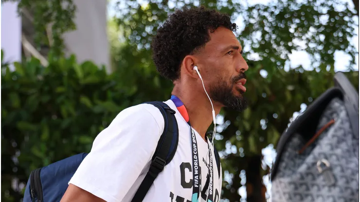 Vozinha antes da partida da Copa do Mundo 2026 entre Argentina e Cabo Verde. (Photo by Michael Reaves/Getty Images)