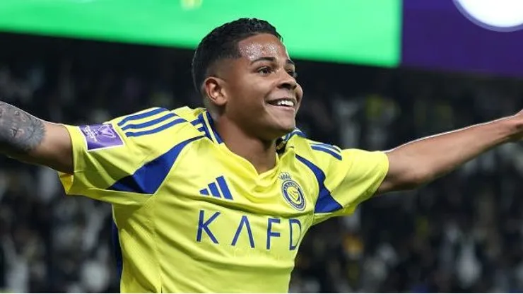 Wesley pelo Al-Nassr. Foto: Abdullah Ahmed/Getty Images