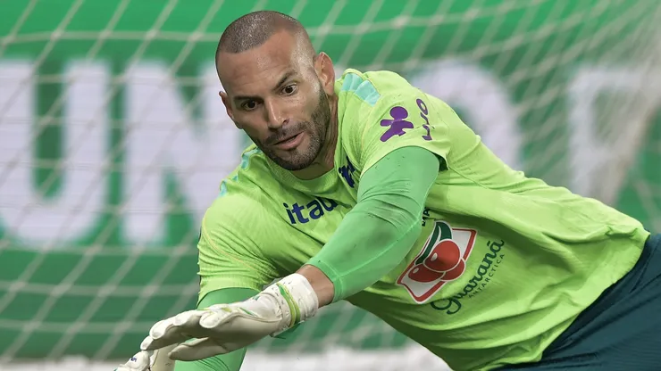 Weverton pela Seleção. Foto: Thiago Ribeiro/AGIF