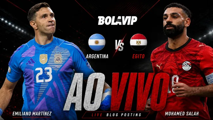 Argentina x Egito é transmitido ao vivo pelo Bolavip Brasil. Fotos: Buda Mendes/Getty Images e Dean Mouhtaropoulos/Getty Images