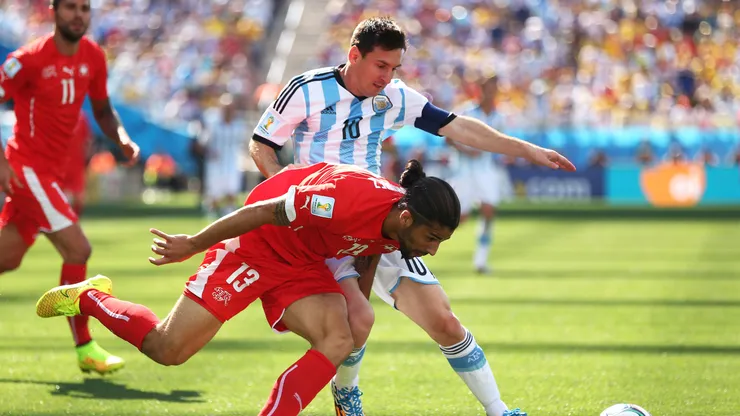 Messi e Ricardo Rodríguez estão na Copa de 2026. (Photo by Jamie Squire/Getty Images)