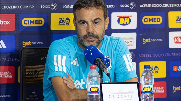 Treinador do Cruzeiro soltou o verbo - Foto: Celo Gil/Cruzeiro.