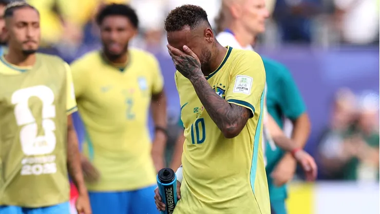 Brasil de Neymar foi eliminado nas oitavas de final da Copa 2026 (Photo by Buda Mendes)