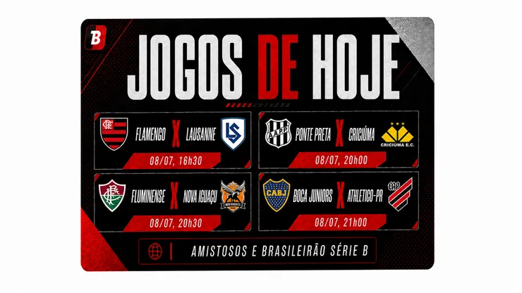 Confira os jogos de hoje