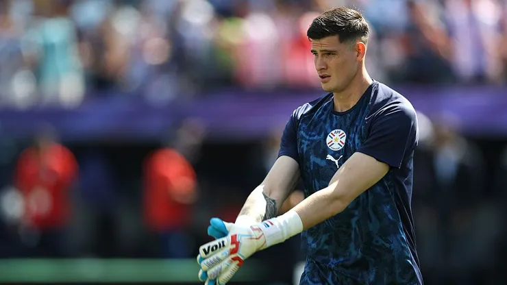 Orlando Gill é o goleiro do Paraguai. Foto: Buda Mendes/Getty Images
